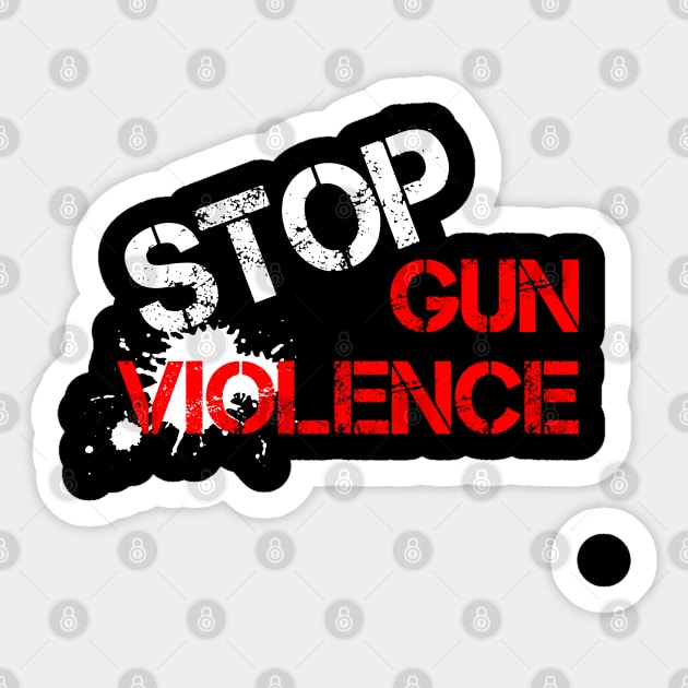 Stop Gun Violence Sticker by lisalizarb